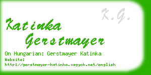 katinka gerstmayer business card